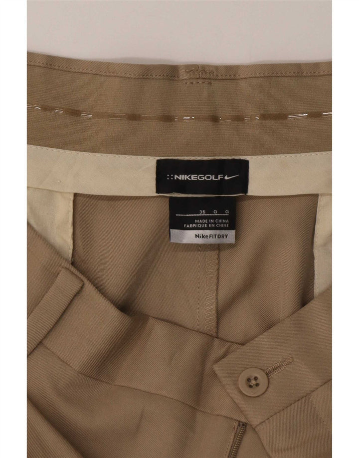 Shorts Nike Masculino Fit Dry Chino W36 Grande Poliéster Cáqui