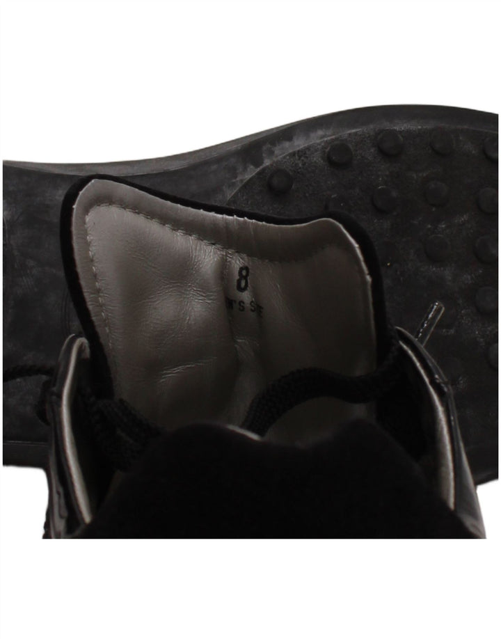Tod's Mens Tênis Treinadores Reino Unido Tamanho 8 Preto