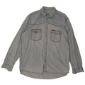 Camisa jeans masculina Rifle XL algodão azul