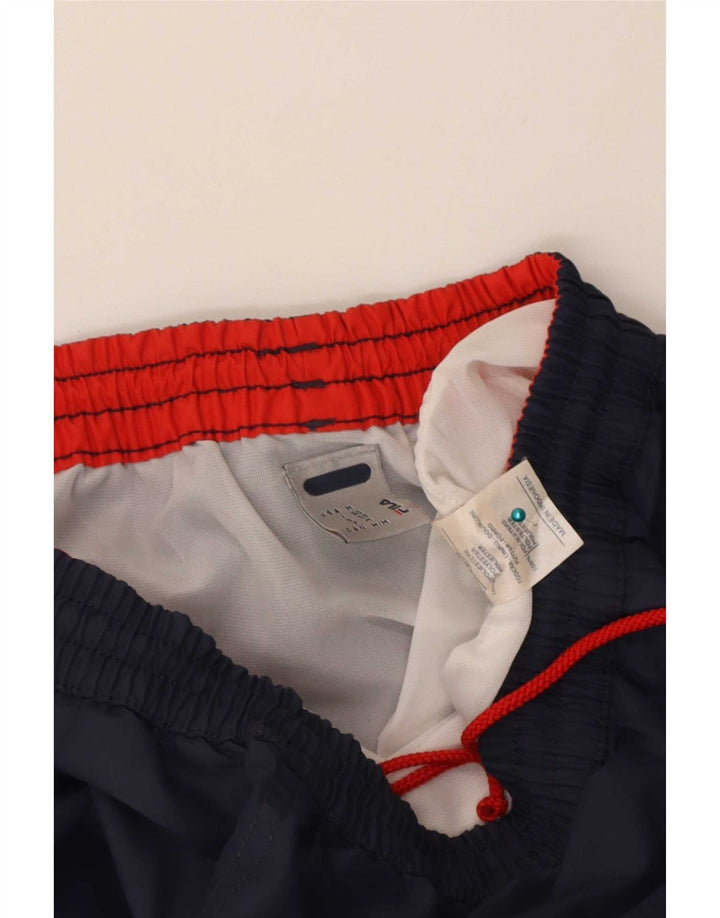 Fila Mens Graphic Sport Shorts Médio Azul Marinho Poliéster