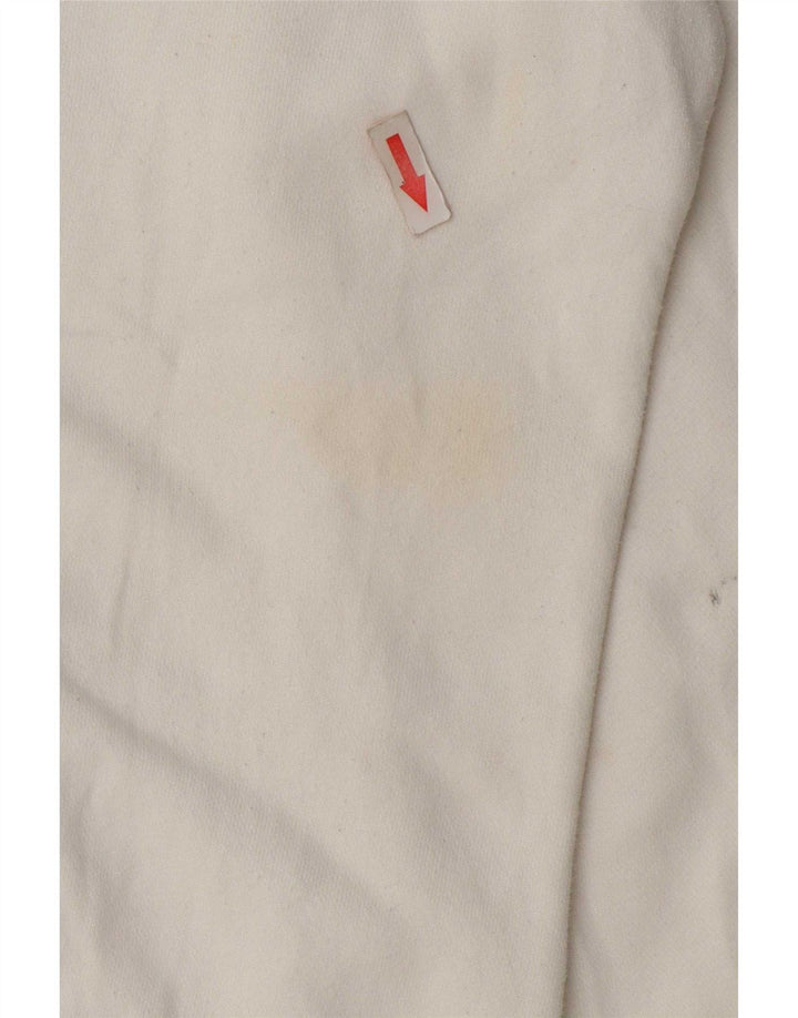 Nike masculino gráfico moletom com capuz médio algodão branco