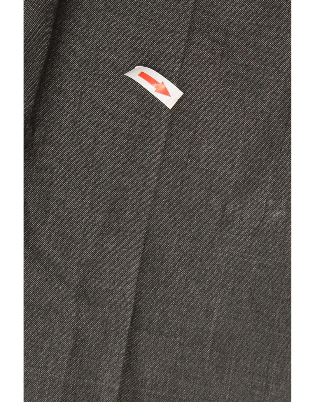Calça masculina de ajuste regular Marks & Spencer W38 L29 poliéster cinza