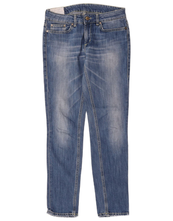 Dondup Jeans Slim Feminino W29 L29 Azul Algodão
