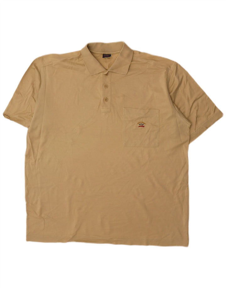 Camisa polo masculina Paul & Shark XL bege