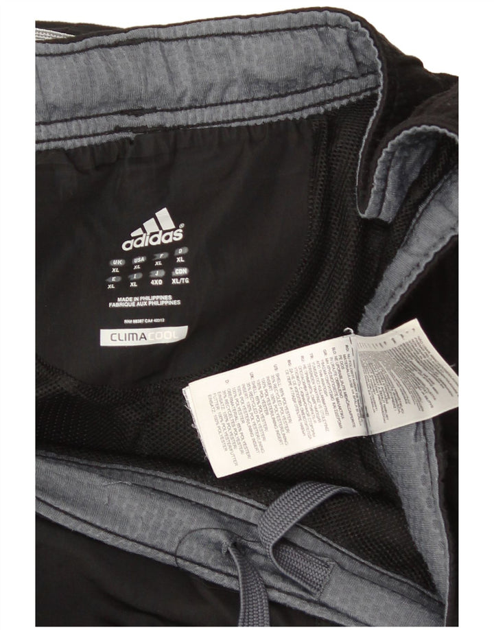 Calça Adidas Mens Climacool Treino XL Preto Colorblock Poliéster