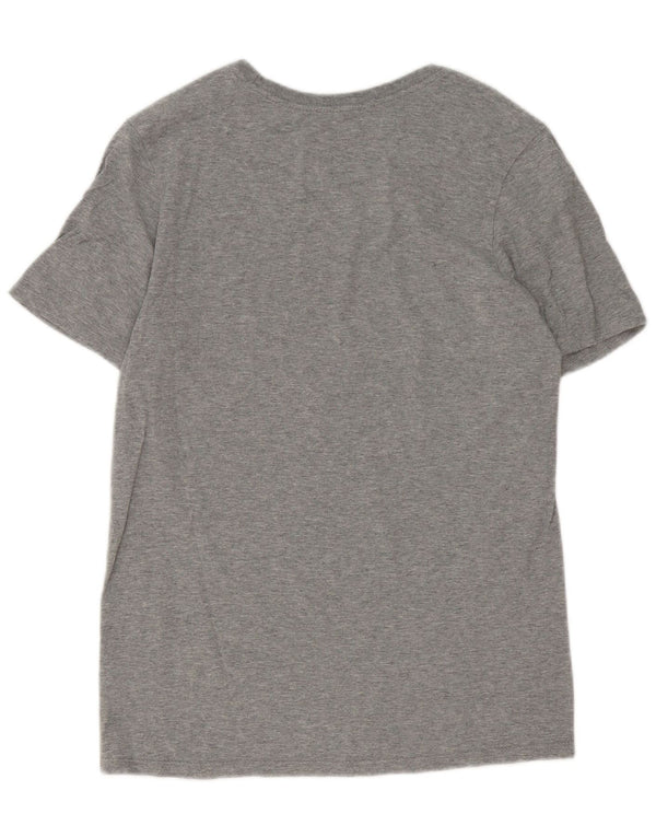 Camiseta Nike masculina Athletic Cut Graphic Camiseta pequena cinza manchada