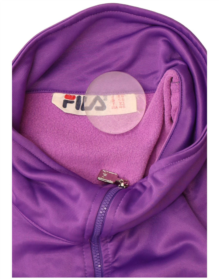 Fila Mens Graphic Tracksuit Top Jacket IT 56 2XL Roxo Poliéster