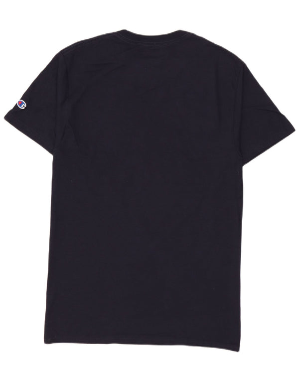 Camiseta gráfica masculina CHAMPION pequena azul marinho