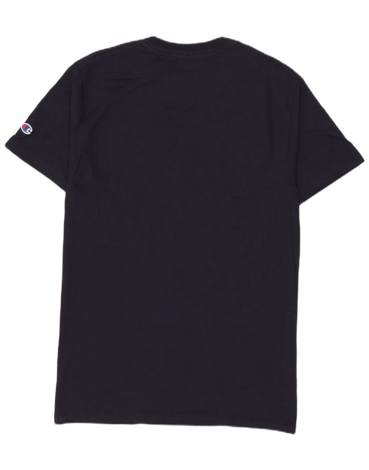 Camiseta gráfica masculina CHAMPION pequena azul marinho