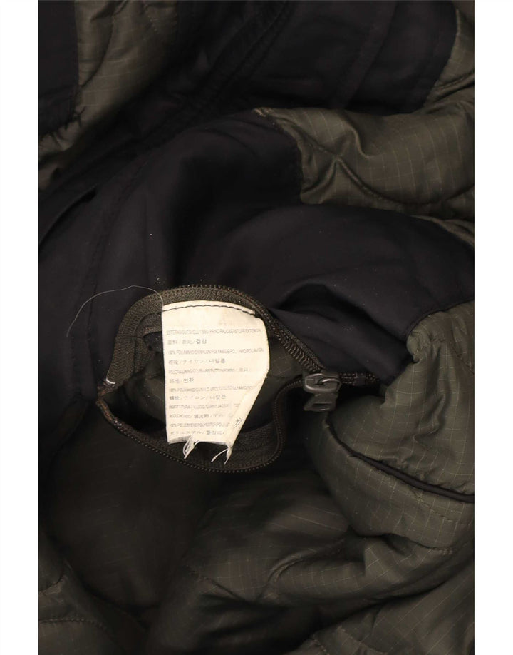 Jaqueta acolchoada com capuz masculina Gas UK 40 grande poliamida preta