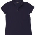 Camisa polo feminina Lotto UK 14 grande azul marinho