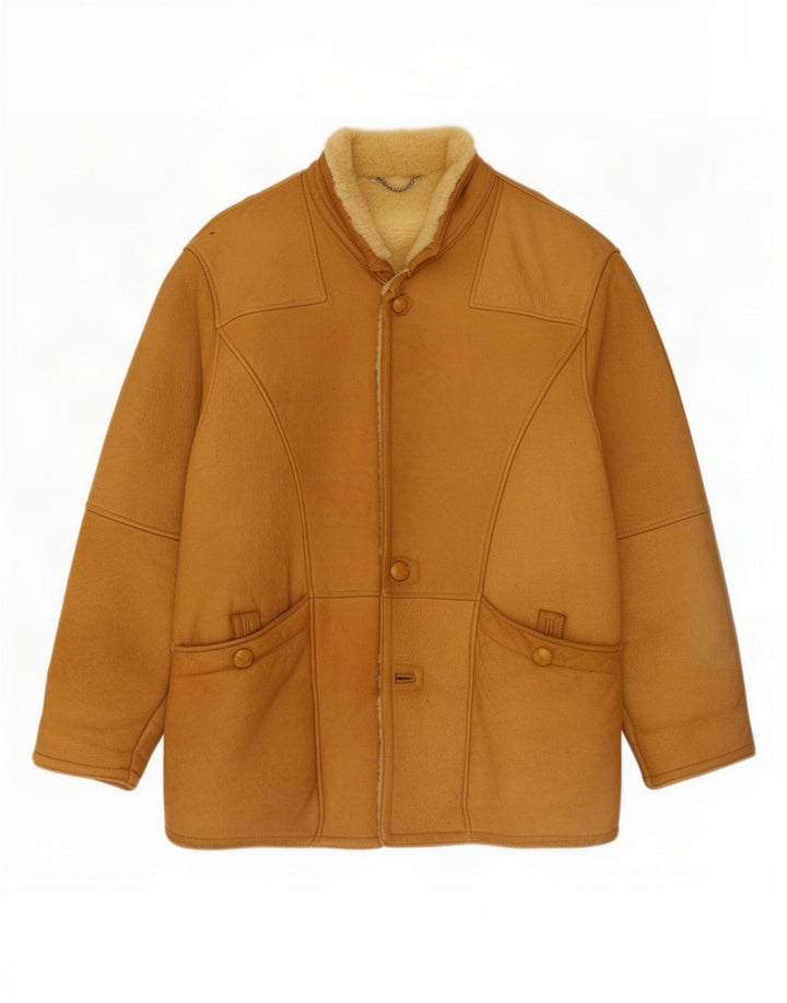 Jaqueta masculina Shearling Ponte Vecchio IT 54 2XL marrom