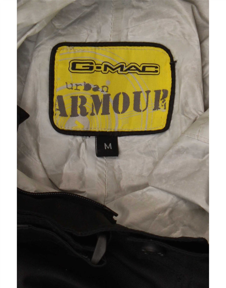 Calça G-mac masculina gráfica média W32 L33 preta colorblock motocicleta