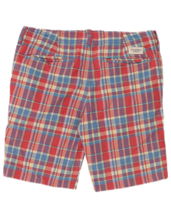 Shorts Chino Masculino Abercrombie & Fitch W32 Algodão Xadrez Médio Multicolorido