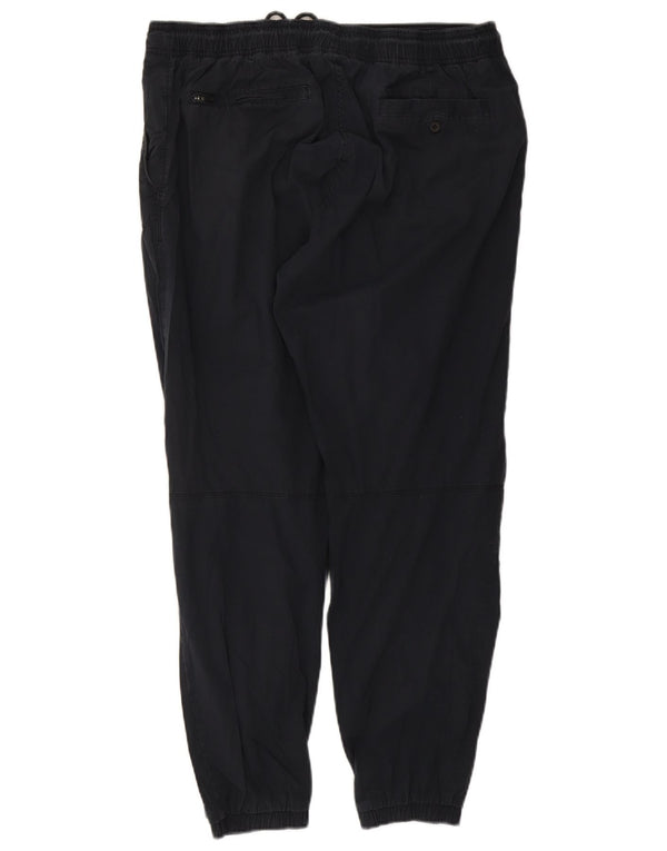 Jordan Mens Joggers Chino Calças W40 L29 Azul Marinho Algodão