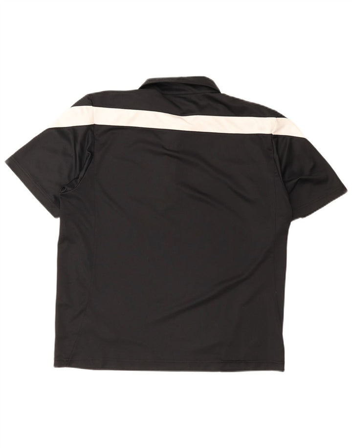 Camisa polo masculina Nike UK 39/41 médio preto colorblock