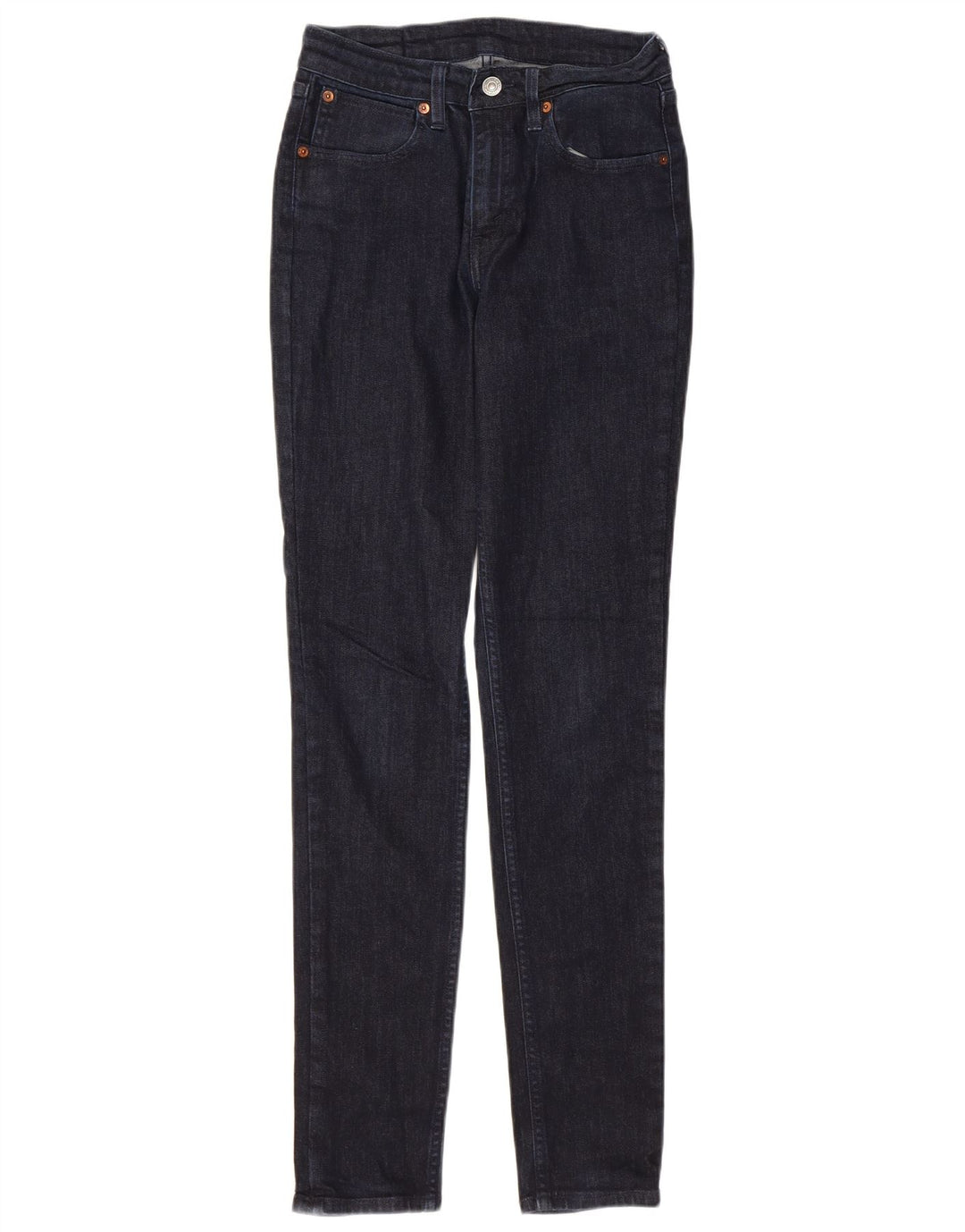 Jeans skinny feminino LEVI'S W27 L32 algodão azul marinho