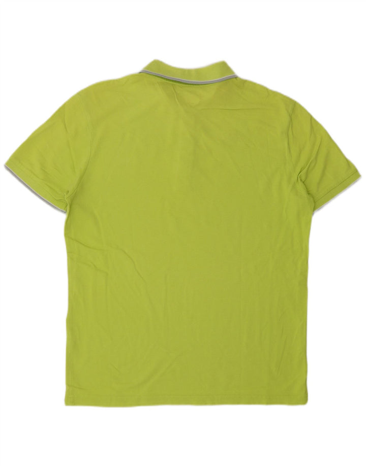 Camisa polo masculina Kappa grande algodão verde