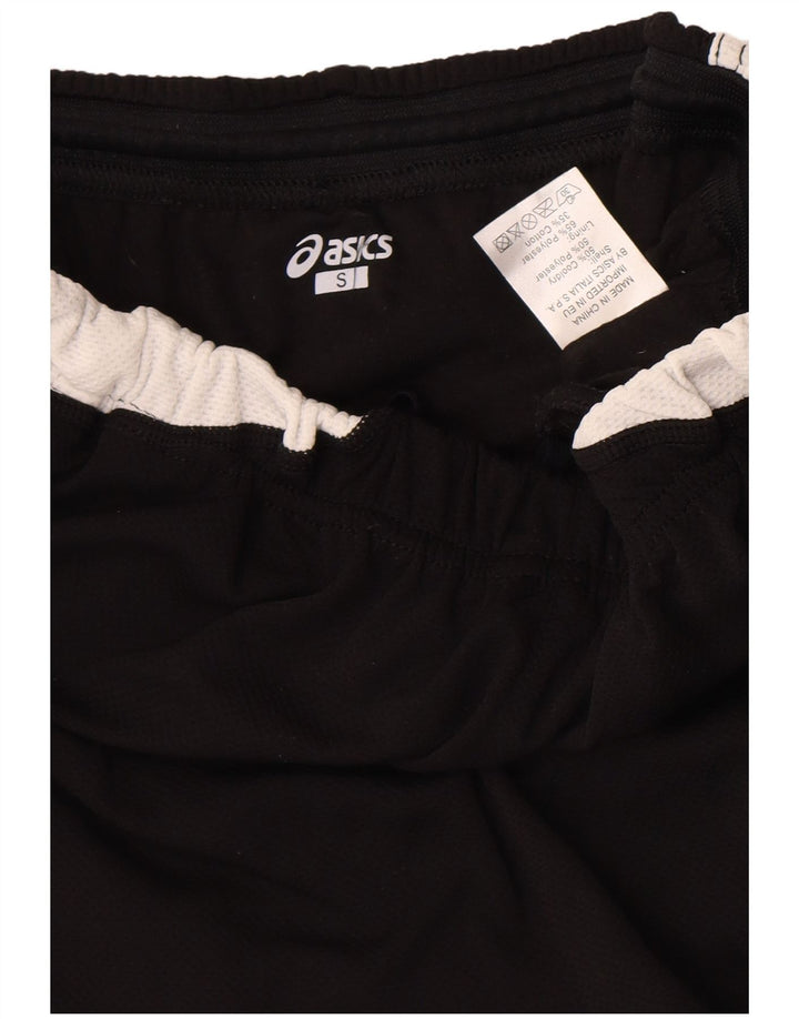 Shorts esportivo feminino Asics UK 10 pequeno bloco colorido preto