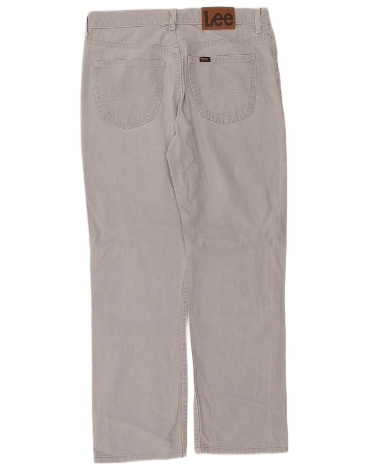 Calça jeans reta masculina Lee W32 L30 cinza