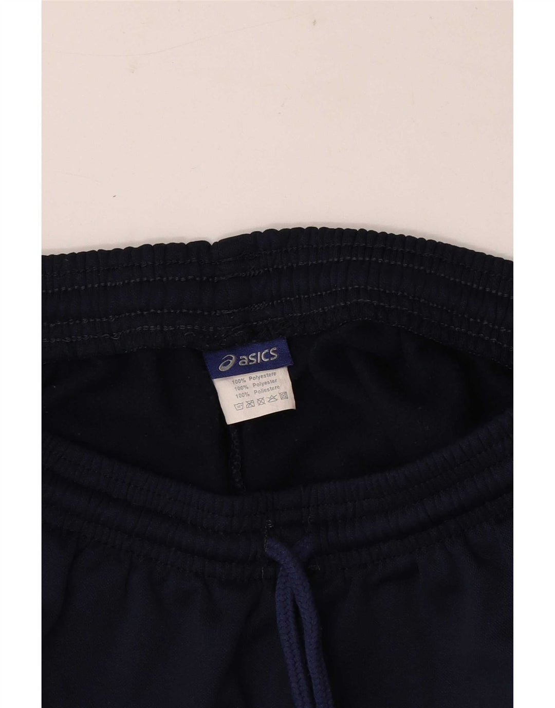 Shorts esportivos masculinos Asics grande poliéster azul marinho