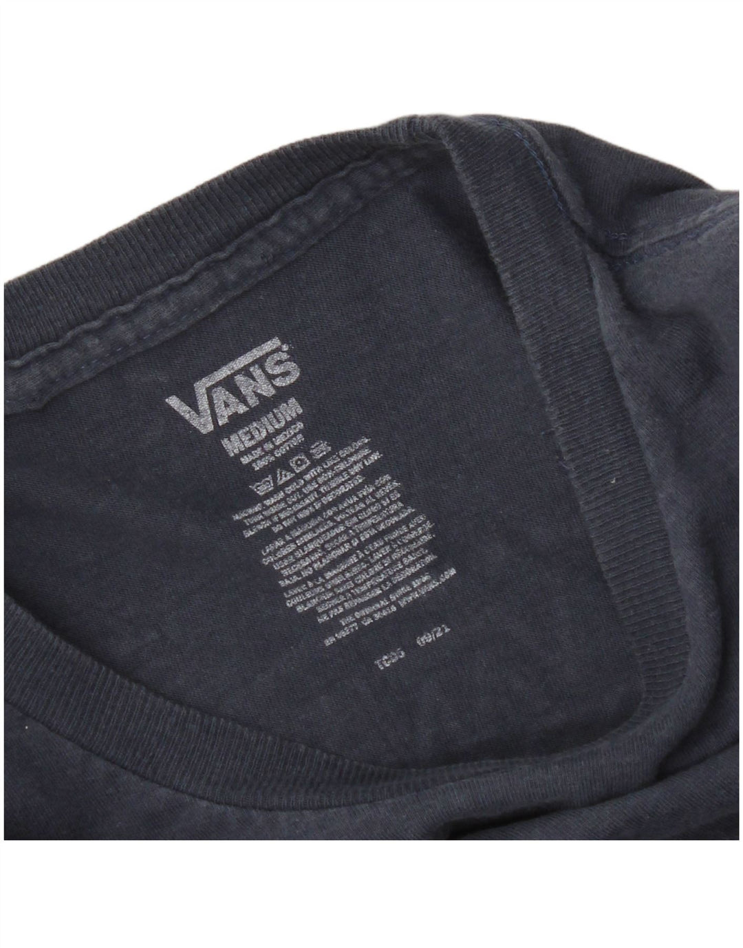 Camiseta masculina Vans Graphic Top Médio Azul Marinho