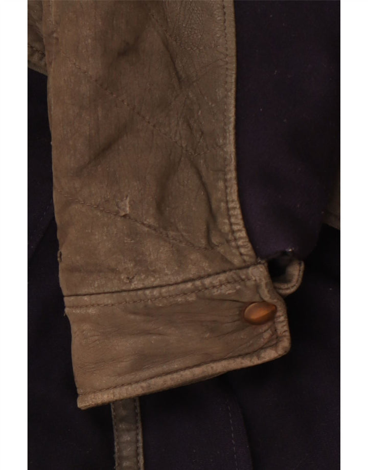 Jaqueta bomber feminina VITTORIO FORTI IT 46 grande viscose azul marinho