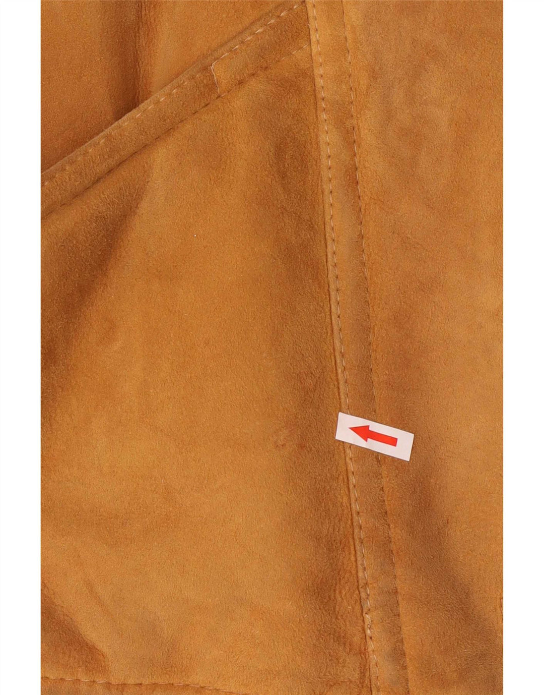 Jaqueta feminina vintage de shearling de grandes dimensões IT 42 Medium Brown Colourblock