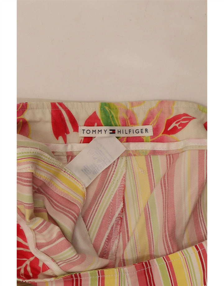 Bermuda feminina TOMMY HILFIGER W30 média listrada multicolorida