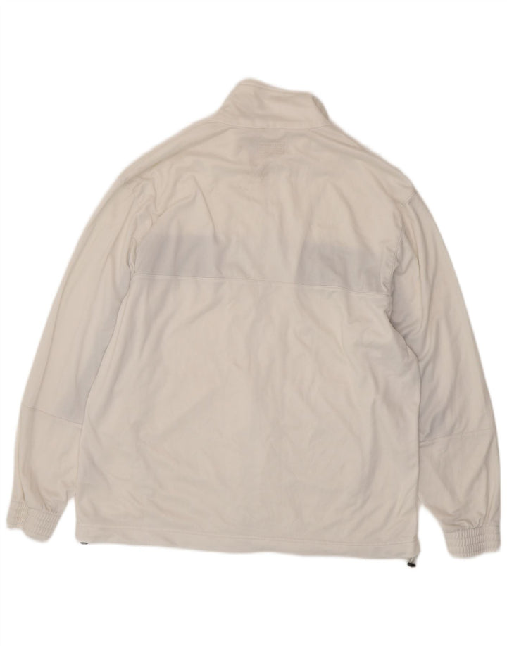 LOTTO Mens Treino Top Jaqueta 2XL Poliéster Colourblock Branco