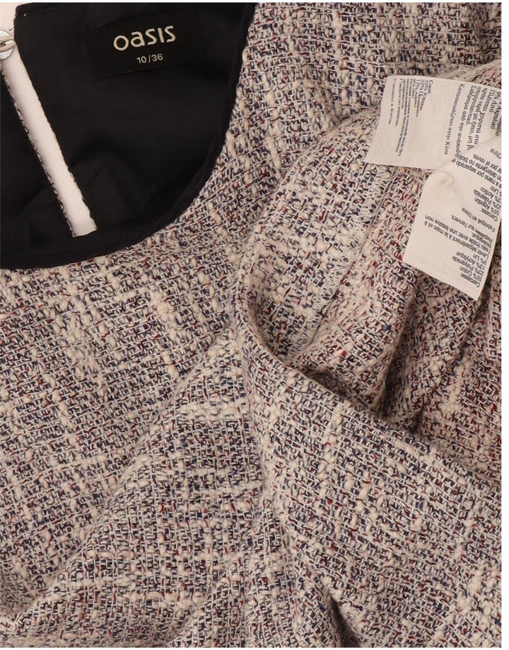 Blusa feminina Oasis UK 10 algodão cinza pequeno