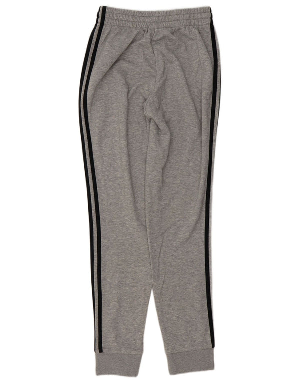 Adidas Mens Cagliari Calças de treino Joggers XS cinza manchado de algodão