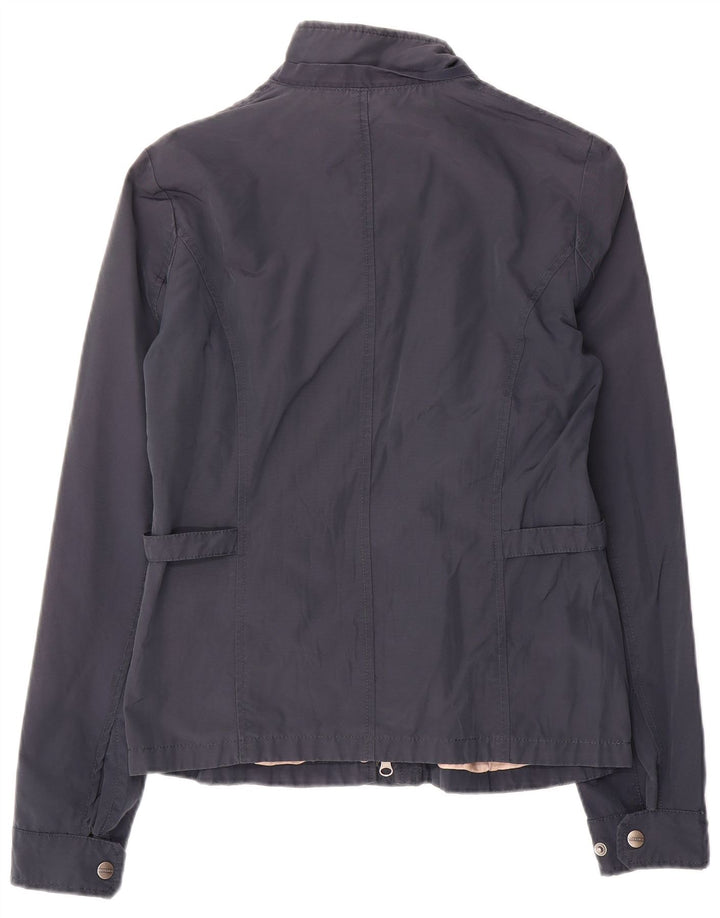 Jaqueta bomber feminina Woolrich Reino Unido 16 grande algodão azul marinho