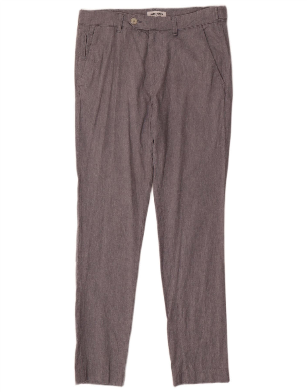 Calça Chino Masculina Slim Jack & Jones W32 L32 Cinza