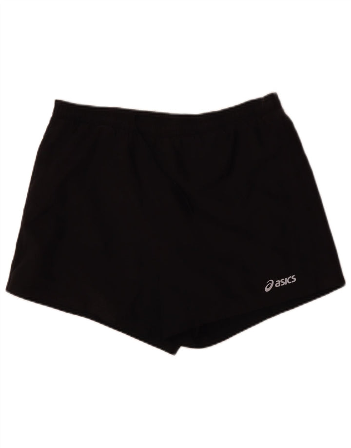 Shorts esportivos masculinos Asics médio preto poliéster