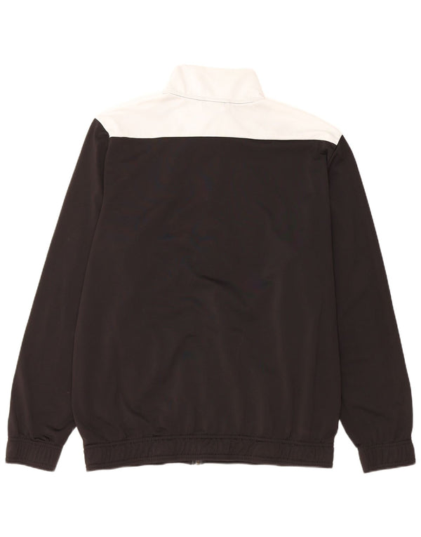 Puma Mens Treino Top Jaqueta Grande Poliéster Colorblock Preto