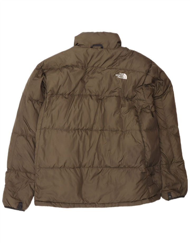 Jaqueta acolchoada masculina THE NORTH FACE 550 Reino Unido 42 XL cáqui nylon