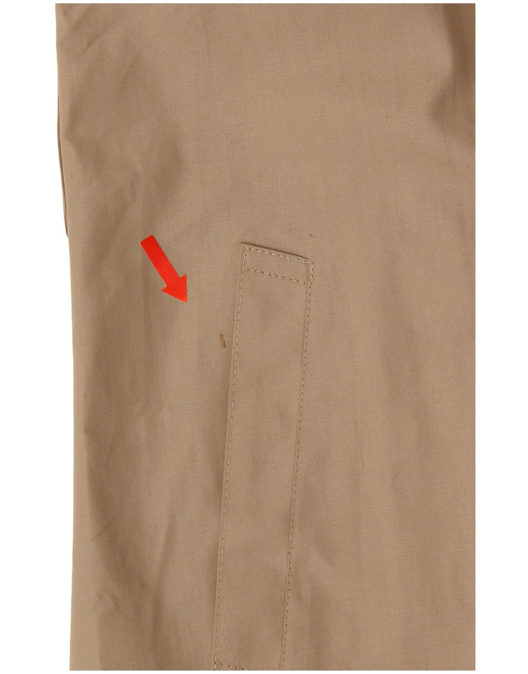 Trench Coat feminino London Fog US 6 poliéster bege médio