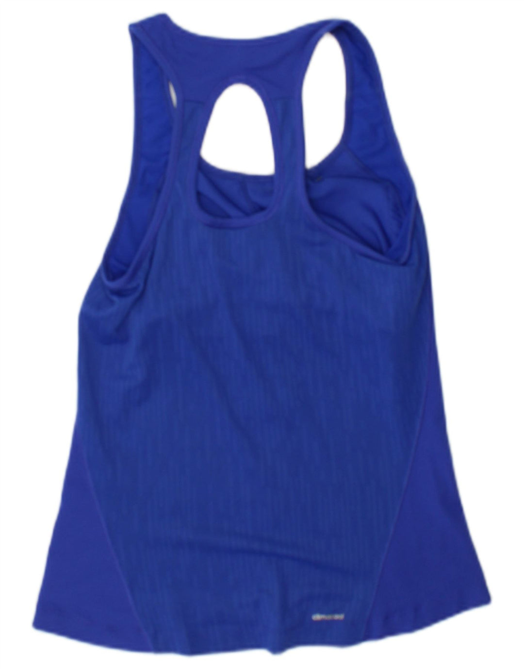 Adidas Womens Climacool Vest Top UK 8 Pequeno Azul Colourblock Nylon