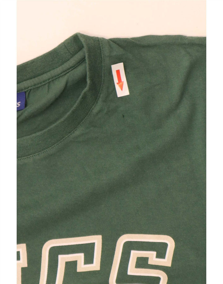 Camiseta Asics Masculina Graphic Top Pequeno Verde