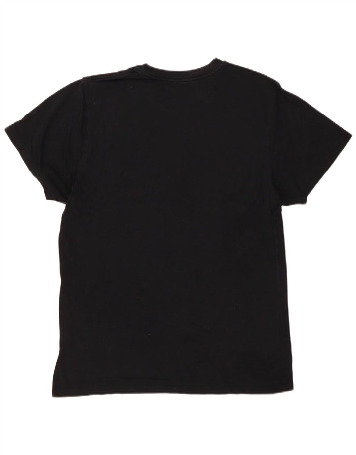 Camiseta masculina VANS Custom Fit Graphic Top Médio Algodão Preto