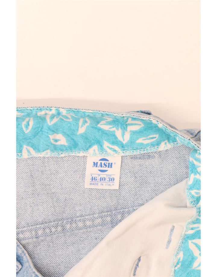 Jeans feminino Mash Tapered IT 46 grande W30 L30 azul algodão