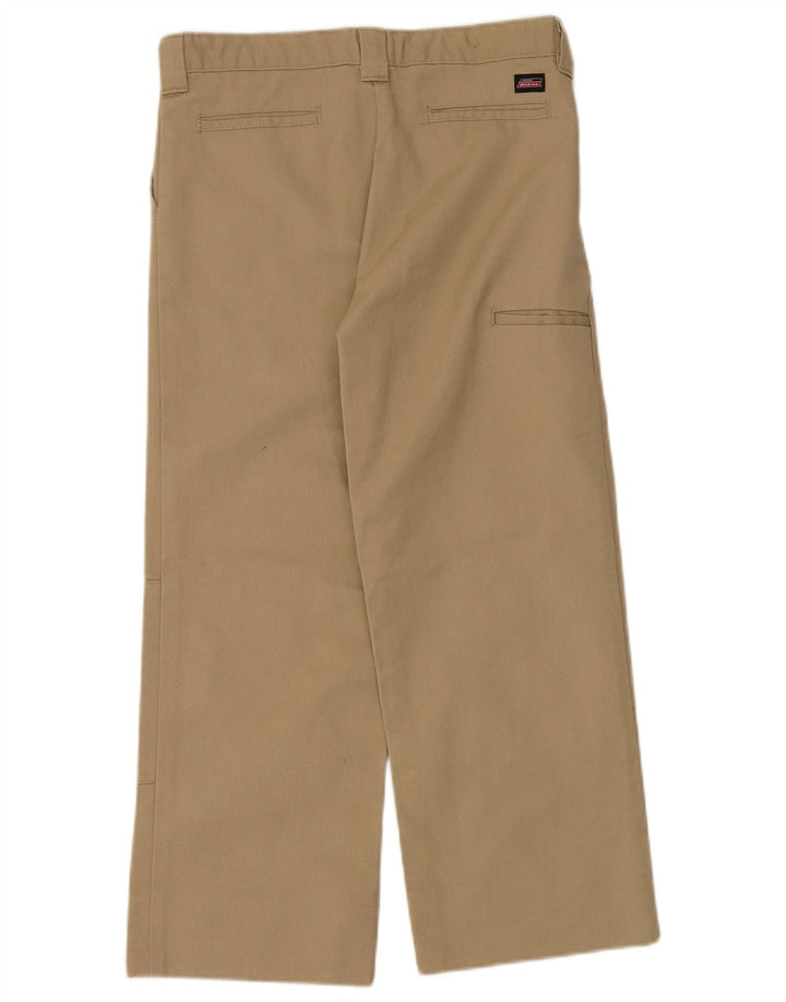 Calças Dickies Boys Straight Cargo 13-14 Anos W30 L25 Poliéster Bege