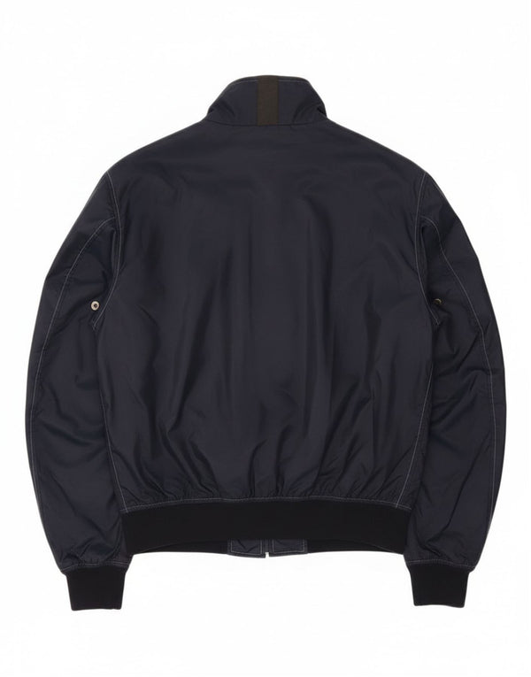 Jaqueta bomber feminina Belstaff UK 14 médio azul marinho nylon