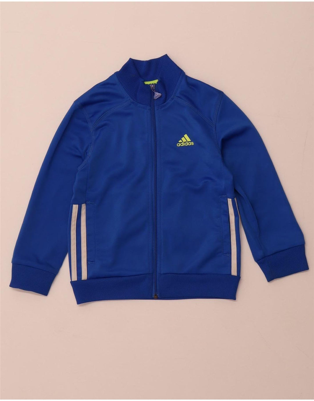 Jaqueta ADIDAS Meninos 5-6 Anos Azul Poliéster