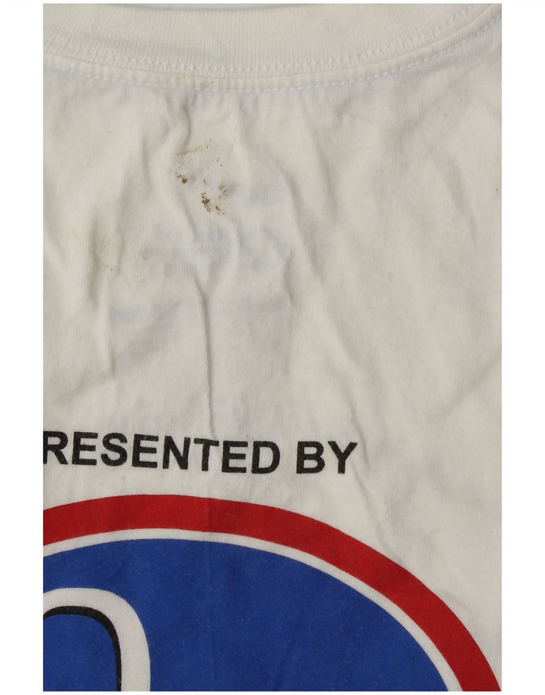 Camiseta feminina NIKE com estampa gráfica UK 14 médio algodão branco