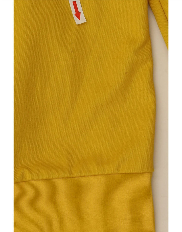 Adidas Mens Tracksuit Top Jacket XL Amarelo Algodão