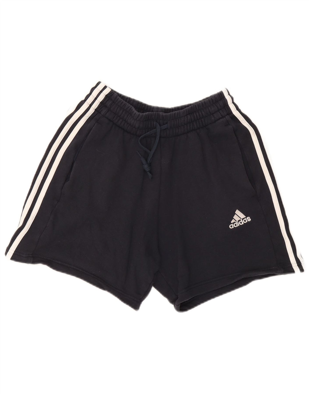 Shorts esportivos femininos Adidas UK 10 pequeno azul marinho