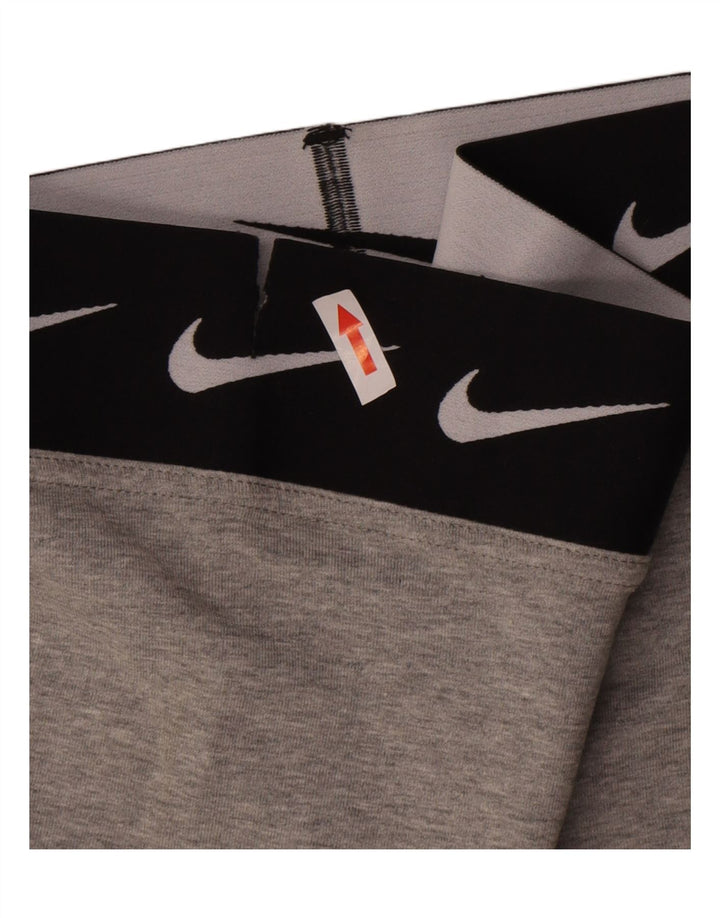 Leggings Nike Femininas Graphic UK 14 Grande Algodão Cinza