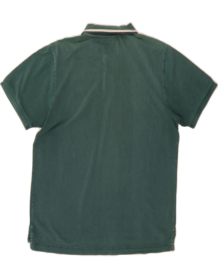 NAPAPIJRI Mens Polo Shirt Large Green Cotton Vintage Napapijri and Second-Hand Napapijri from Messina Hembry 